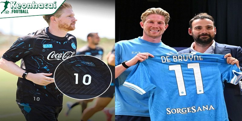 Kevin De Bruyne ra mắt mờ nhạt, Napoli bất ngờ thua sốc đội hạng ba Arezzo 2 Màn ra mắt không như mong đợi của De Bruyne trong màu áo Napoli